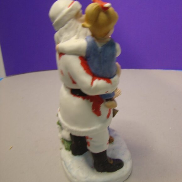 1985 Denim Days "I Love Santa" Figurine - #8951 Interiors Homco Vintage - Picture 16 of 16